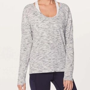 Lululemon Meant To Move Long Sleeve Women's size 6 Gray
